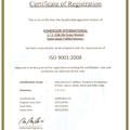 Alibaba Gold Supplier Certificate — Quality International Certified